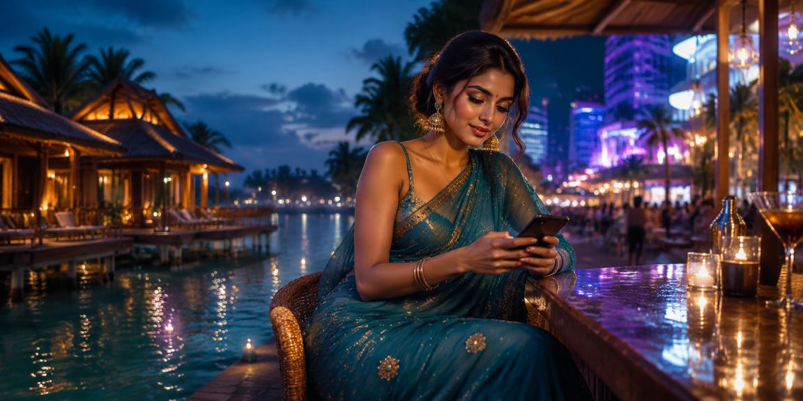 Player in Kerala making a mobile payment for sports betting
